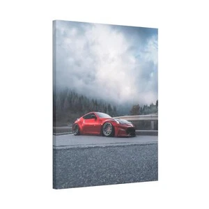 Nissan 370z High Resolution Museum Quality Vertical Car Canvas Print #015 - Bild 1 von 10