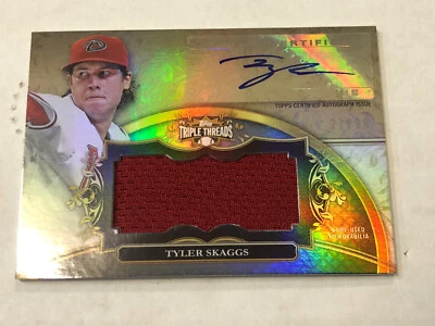 Tyler Skaggs 2013 Topps Triple Threads Unity Jumbo Relics Auto Rookie, 21/99 Foto 1 de 3