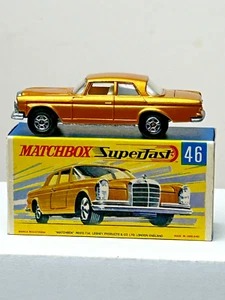 Matchbox Superfast No. 46 Mercedes 300 SE Coupe with Original Box, Nice - Picture 1 of 17