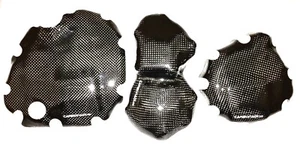 SUZUKI GSXR1000 K1 - K2 3x TAPA DE EMBRAGUE DE CARBONO TAPA DE LIMADETA DE CARBONO CARBONO - Imagen 1 de 2