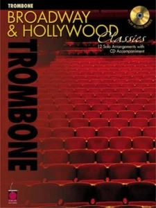 BROADWAY & HOLLYWOOD CLASSICS - TROMBONE (Play Along Series w/CD) - Picture 1 of 1
