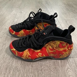 NIKE Air Foamposite 1 SUPREME (652792-600) ROJO, 10 - Imagen 1 de 17