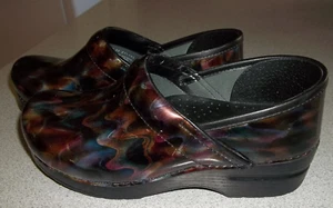 Dansko Women's Professional Clogs Size 7.5 Eu 38 Multicolor EUC - Picture 1 of 8