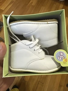 Weiße Blanco Teeny Toes Chubby Kods Schuhe Größe 5 W 2012 - Bild 1 von 12