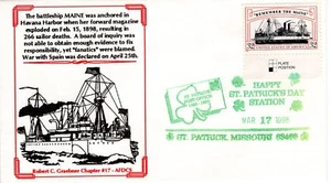 HAPPY ST PATRICK DAY,  ST PATRICK, MO 1998    FDC14900 - Picture 1 of 1
