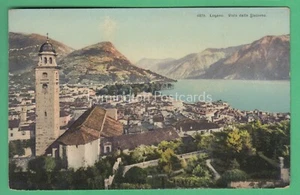 🌞VISTA DEL LAGO LUGANO, SUIZA: ANTES DE 1914😊COMPRA 2 OBTÉN 1 GRATIS - Imagen 1 de 2