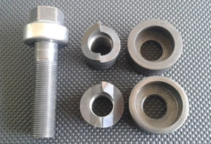 Juego de troqueles y perforadores Greenlee de 1" y 1-1/4" con perno de dibujo de perno de rodamiento de bolas - Imagen 1 de 7