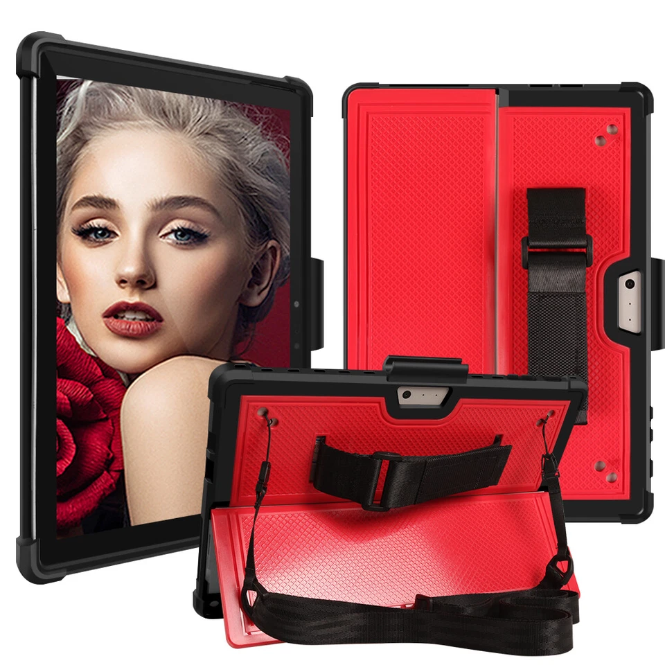 For Microsoft Surface Pro 7/Pro 6/Pro 5/Pro 4 Rugged Shockproof Armor Case - Image 1 of 1