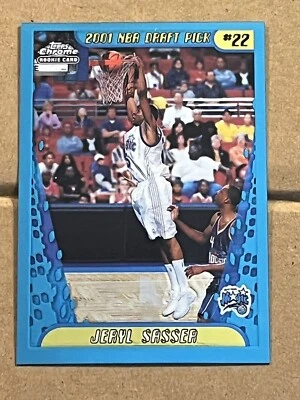2001-02 TOPPS CHROME - JERYL SASSER MAGIC ROOKIE #150 - Image 1 of 2