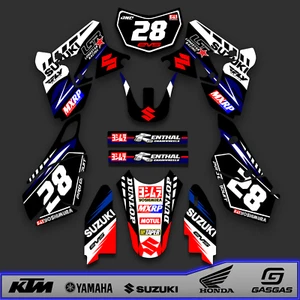 Graphics Decal Kit for Suzuki DRZ400SM, DRZ 400 SM S E (All Years - Picture 1 of 8