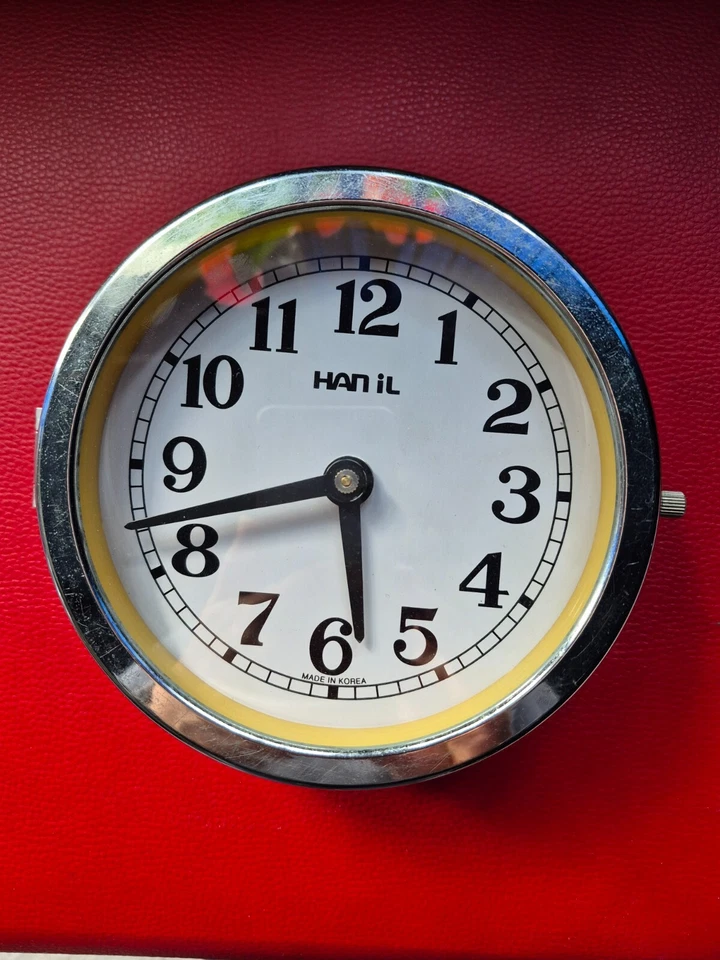 HaniL SSC-320 Reloj Esclavo Marina Capitán Redia Habitación Nave 6.25"" Esfera Esclavaje 24V Foto 1 de 4