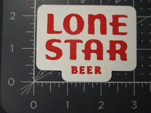 LONE STAR Texas red font STICKER decal craft beer brewery brewing