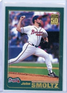 2001 Topps 50thAnniversary John Smoltz #643 Atlanta Braves - Picture 1 of 6