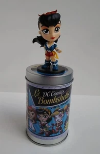 DC COMICS Lil Bombshells Series 1.5 WONDER WOMAN🌟Vinyl Figure Red Bandanna NEW - Picture 1 of 6