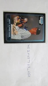 2006 Bowman Chrome Jeff Karstens signed baseball card - Picture 1 of 2