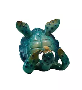 Deko Schildkröte Handyhalter Garten Tier Smartphonehalter Figur Skulptur Objekt - Bild 1 von 2