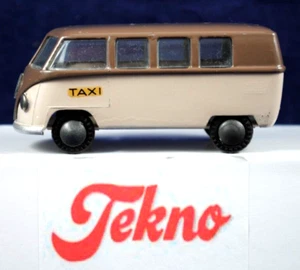 TEKNO 410 VW Type 1 KLEINBUS / COMBI BUS VAN in TAXI Livery Logo Made in Denmark - Picture 1 of 20