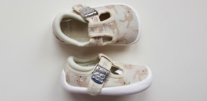 clarks canvas baby shoes