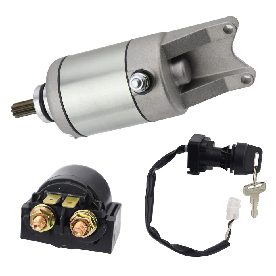 Arranque y relé para Kawasaki Prairie 360 KVF360 4x4 2003-2008 18717 con interruptor Foto 1 de 4