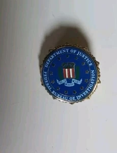 Federal Bureau Of Investigation Hat Lapel Pin  1" New #R1 - Picture 1 of 3