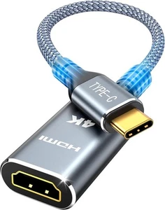 Highwings USB-C-auf-HDMI-Kabel und USB-C-auf-HDMI-Adapter, 4K @ 60Hz - Afbeelding 1 van 7
