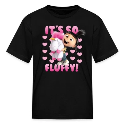 Minions Agnes It's So Fluffy With Unicorn Kid's T-Shirt - Image 1 of 4