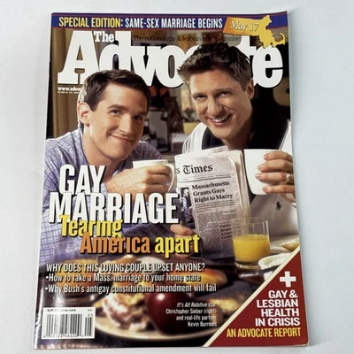The Advocate Magazine March 16 2004 Gay Marriage, Paul Rudnick - Image 1 of 4