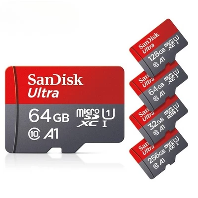 SanDisk Micro tf SD Card Class 10 TF Card 32GB 64GB 128GB Memory Card for Phone - Image 1 of 4