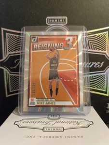 2024/25 Donruss Basketball Euroleague Mike James Reigning 3's Holo 105/149 #05 - Picture 1 of 2