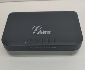 Grandstream HT702 Adaptateur téléphonique analogique compact 2 lignes passerelle VOIP unité seule - Photo 1/4