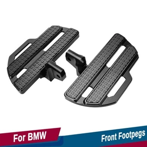 BLACK Driver Footboards Floorboards For BMW R18/Classic 2020-2023 Front Footpegs - Picture 1 of 12