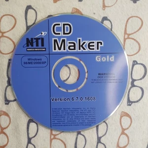 NTI CD Maker Gold Version 6.7.0.1608 2004 CD-ROM Windows 98/ME/2000/XP - Picture 1 of 1