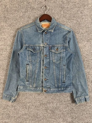 Chaqueta de Camionero Levis Denim Tipo 3 Años 80 De Colección 38 Azul 70506-0214 Hecha en EE. UU. Foto 1 de 4