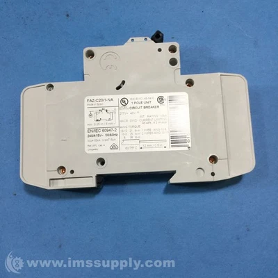 Disyuntor Moeller FAZ-C20/1-NA NUEVO EN PAQUETE Foto 1 de 4