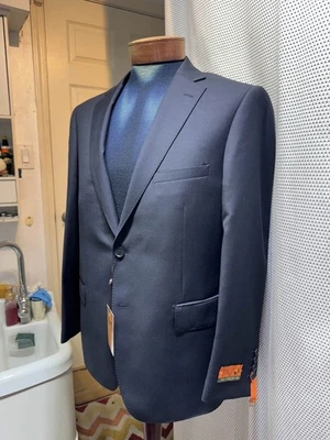 Traje de 2 piezas para hombre Enzo Tovare azul marino oscuro Foto 1 de 4