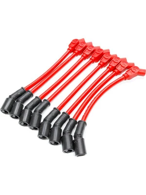 Taylor/Vertex Spark Plug Wire Set 409 Pro Race Spiral Core 10.4 mm Red (79214) - Image 1 of 4