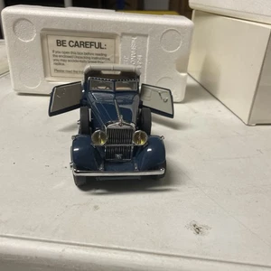 Danbury Mint 1934 Hispano-Suiza J12 Diecast Model Car 1:24 Scale MW-301 Blue J12 - Picture 1 of 4