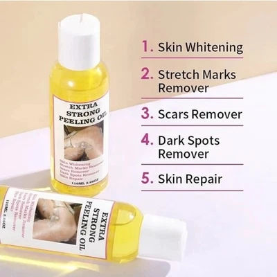 Olio Esfoliante Per Smagliature, Rughe, Cicatrici Acne Ecc. - Immagine 1 di 2