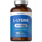 L-Lysine 2000mg | 180 Tablets | Essential Amino Acid | By Horbaach 