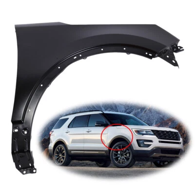 Primed Front Passenger Side RH Steel Fender Fits For 2016 2017 Ford Explorer Foto 1 de 4