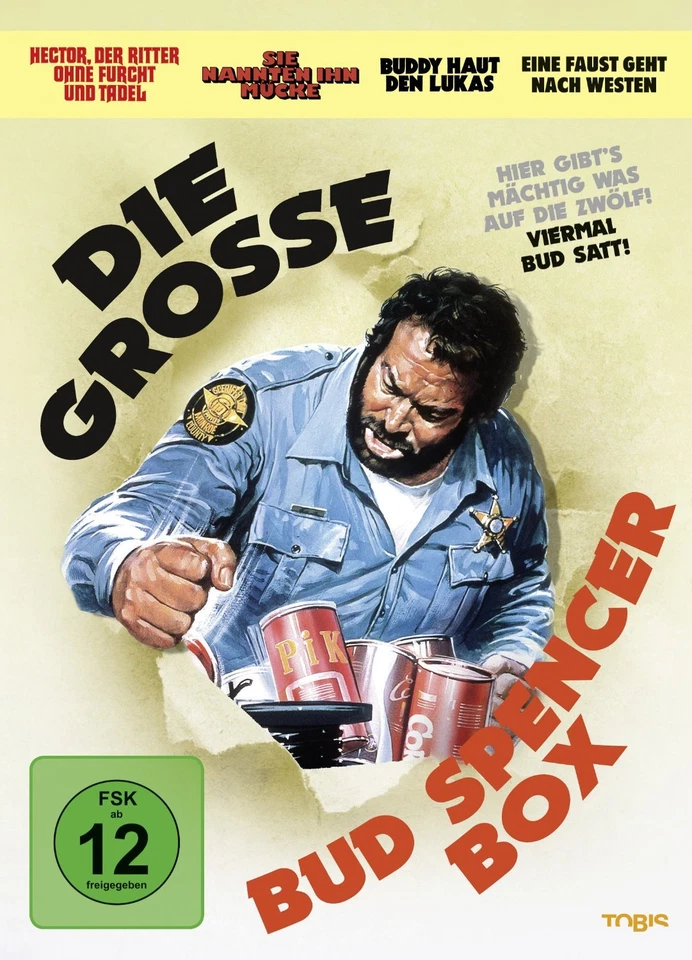 Bud Spencer Box 4x Buddy Hits the Lukas HECTOR They Called Him Mücke 4 DVD New - Image 1 of 1