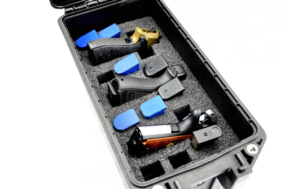 New Precut Quick Draw 3 pistol handgun gun foam kit fits Pelican Vault V250 case - Image 1 of 1