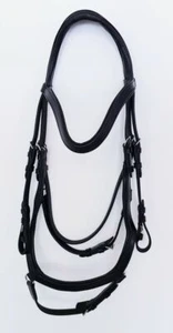 Hochwertige Trense 1067 aus Leder Schwarz, Neu VB WB - Bild 1 von 3