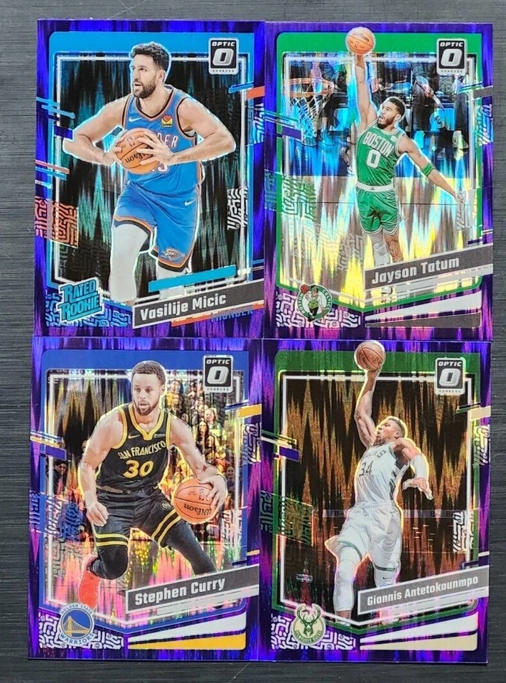 2023-24 Optic Basketball PURPLE SHOCK PRIZMS with Rookies You Pick the Card - Image 1 of 1