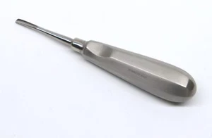 Canine Tooth Dental Root Elevators 4mm Tip Stainless Steel 6" Long - Foto 1 di 1