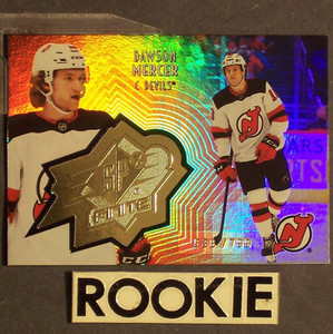 DAWSON MERCER 2021-22 SPx Finite /799 RADIANCE #SF-29  ROOKIE New Jersey Devils