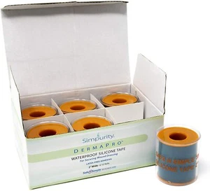 SafenSimple medizinisches Silikonband 2 Zoll x 15 Fuß (2 Rollen) - Bild 1 von 2