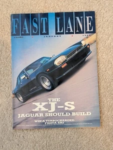 FAST LANE Car Magazine 1988 January Jaguar XJ-S V12 Lancia Delta Rally Porsche - Picture 1 of 8