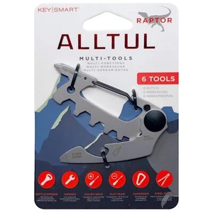KeySmart Alltul Multi-tool Raptor for Keyring & Wallet Stainless Steel - Picture 1 of 6