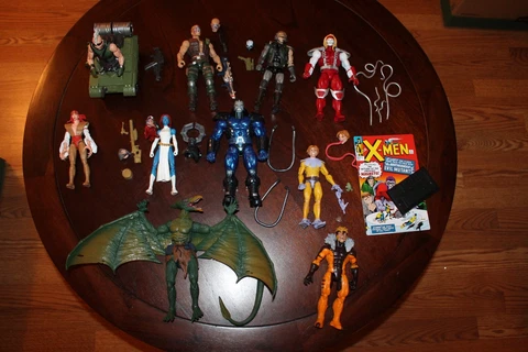 Hasbro Marvel Legends X-Men Villains Reavers Sauron Mystique Toad Apocalypse BAF Cover